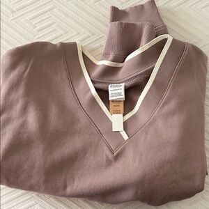 Victoria’s Secret V-Neck Pullover with Contrast Trim